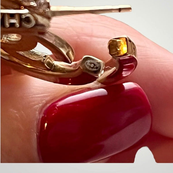 Chanel Hoop Earrings - V & G Luxe Boutique