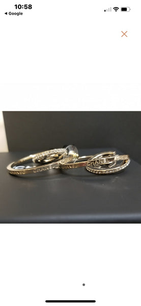 Chanel Hoop Earrings - V & G Luxe Boutique