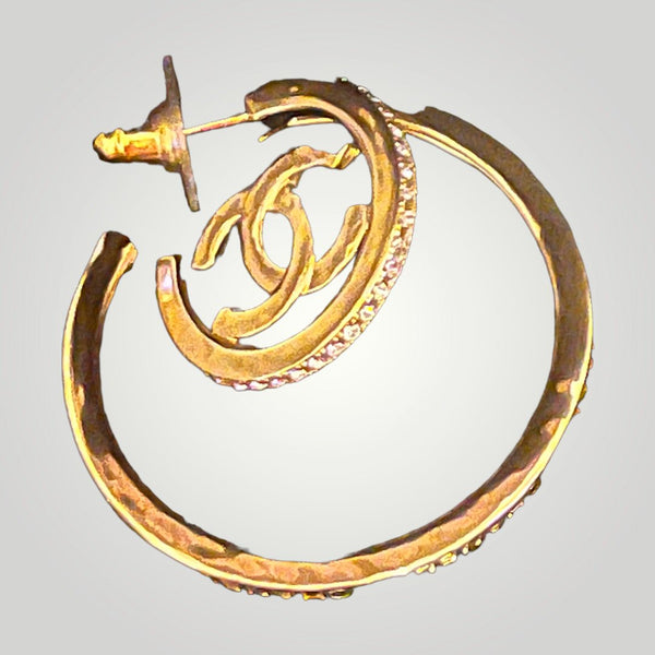 Chanel Hoop Earrings - V & G Luxe Boutique