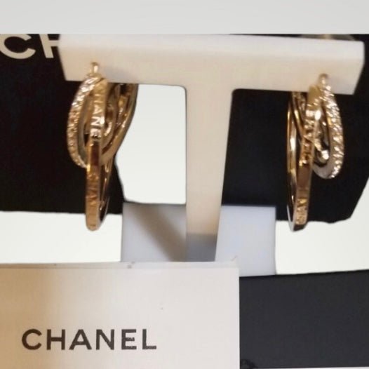 Chanel Hoop Earrings - V & G Luxe Boutique