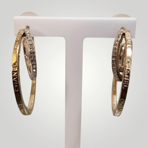 Chanel Hoop Earrings - V & G Luxe Boutique