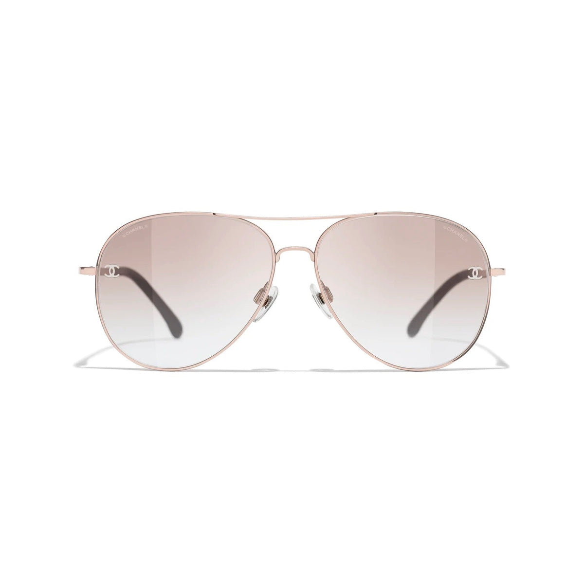 Sunglasses: Square Sunglasses, metal & glass pearls — Fashion | CHANEL
