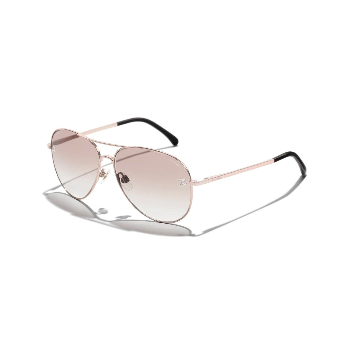 Chanel Mirrored Rose Gold CC Sunglasses – V & G Luxe Boutique