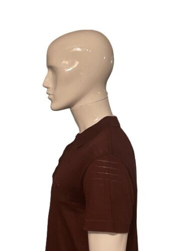 Christian Dior Bee Logo Burgundy Polo Shirt Size Large - V & G Luxe Boutique