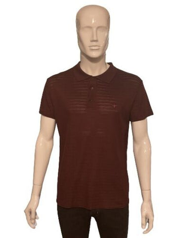 Christian Dior Bee Logo Burgundy Polo Shirt Size Large - V & G Luxe Boutique