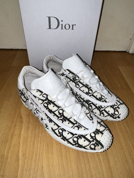 Christian Dior Rare John Galliano Trotter Vintage Blue Monogram Sneakers - V & G Luxe Boutique
