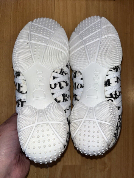 Christian Dior Rare John Galliano Trotter Vintage Blue Monogram Sneakers - V & G Luxe Boutique