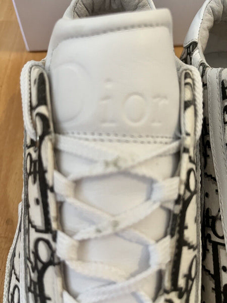 Christian Dior Rare John Galliano Trotter Vintage Blue Monogram Sneakers - V & G Luxe Boutique