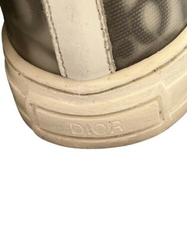 Dior B23 Logo High-Top Sneakers White & Black Size EU 23 - V & G Luxe Boutique