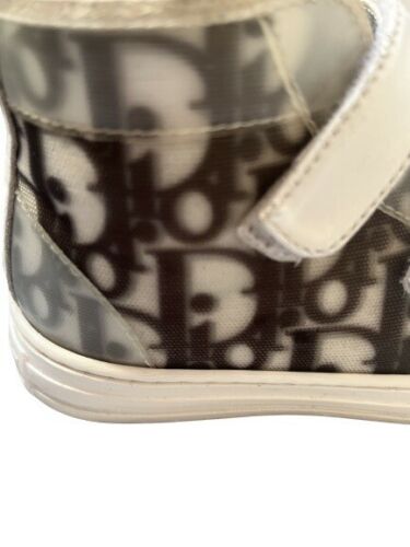 Dior B23 Logo High-Top Sneakers White & Black Size EU 23 - V & G Luxe Boutique