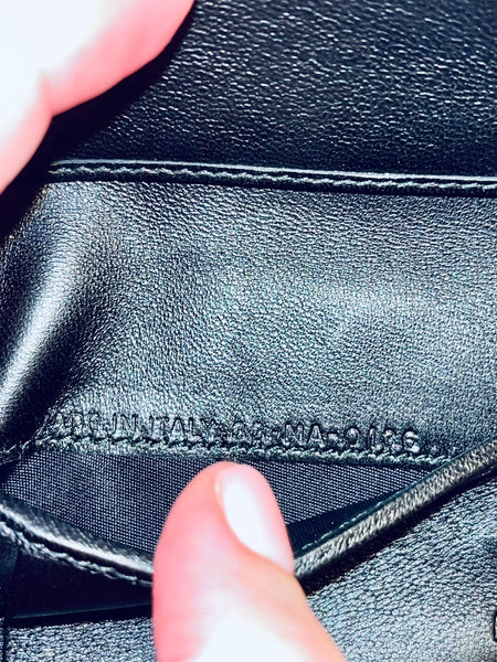 Dior Mini Lady Lambskin Black Wallet - V & G Luxe Boutique