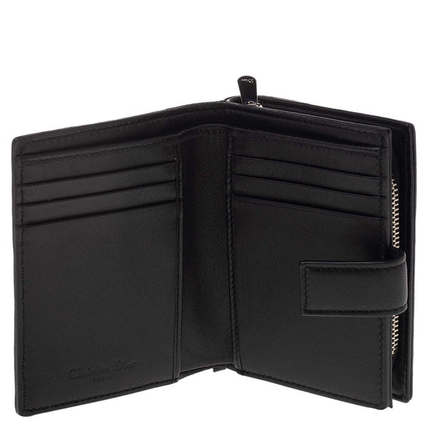 Dior Mini Lady Lambskin Black Wallet - V & G Luxe Boutique