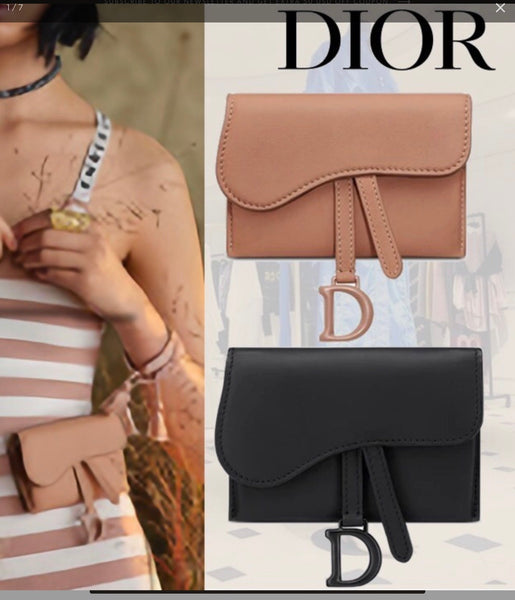 Dior Saddle Belt Bag, Nude Matte Leather - V & G Luxe Boutique