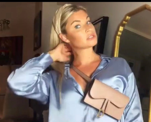 Dior Saddle Belt Bag, Nude Matte Leather - V & G Luxe Boutique