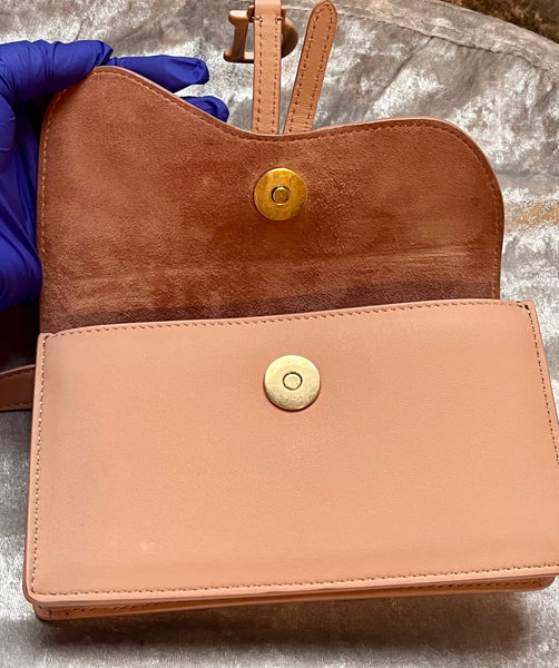 Dior Saddle Belt Bag, Nude Matte Leather - V & G Luxe Boutique
