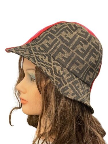 Fendi Kids FF Logo Hat With Multicoloured Stripes - V & G Luxe Boutique