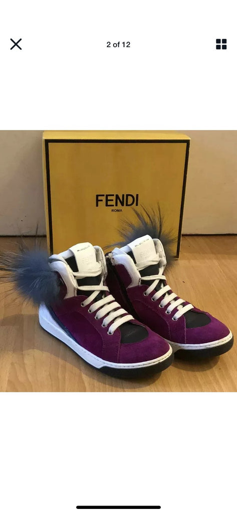 Fendi online toddler sneakers