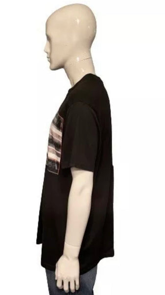 Givenchy Black 3D USA Flag Print Oversized Size Small - V & G Luxe Boutique