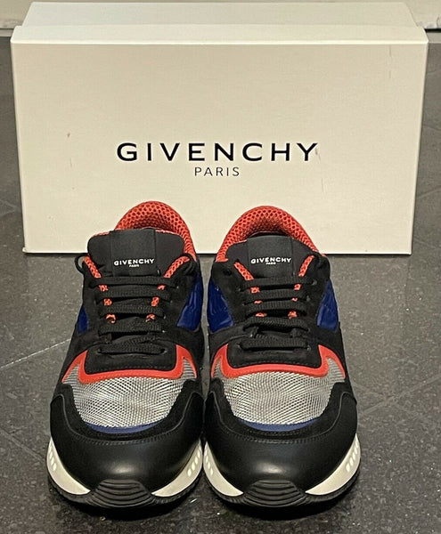 Givenchy Electric Blue Active Runner Sneakers UK Size 8 EU 42 - V & G Luxe Boutique