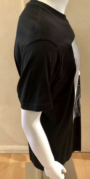 GIVENCHY Rare Samurai Black & White Print T-Shirt Top Oversized Size XXS - V & G Luxe Boutique