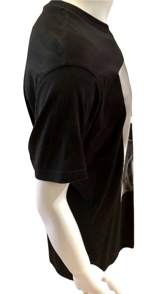 GIVENCHY Rare Samurai Black & White Print T-Shirt Top Oversized Size XXS - V & G Luxe Boutique
