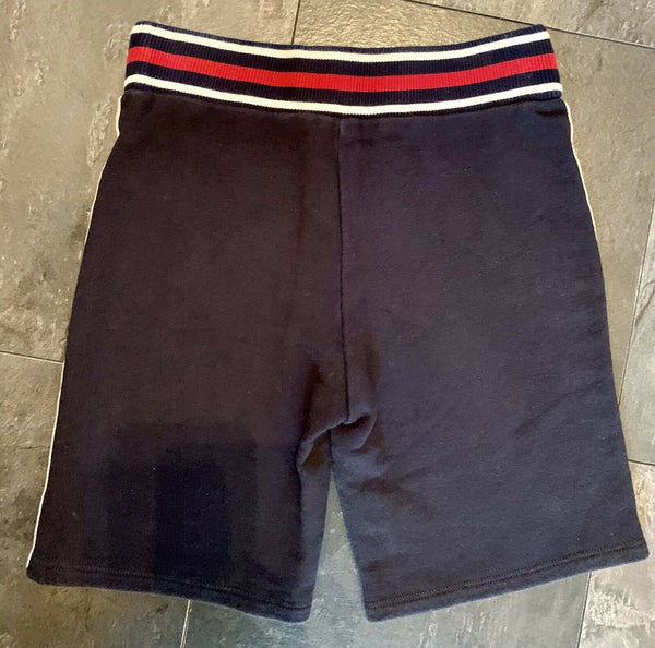 Gucci Blue Boys Web Elasticated Shorts Gold Star Age 8 Years - V & G Luxe Boutique