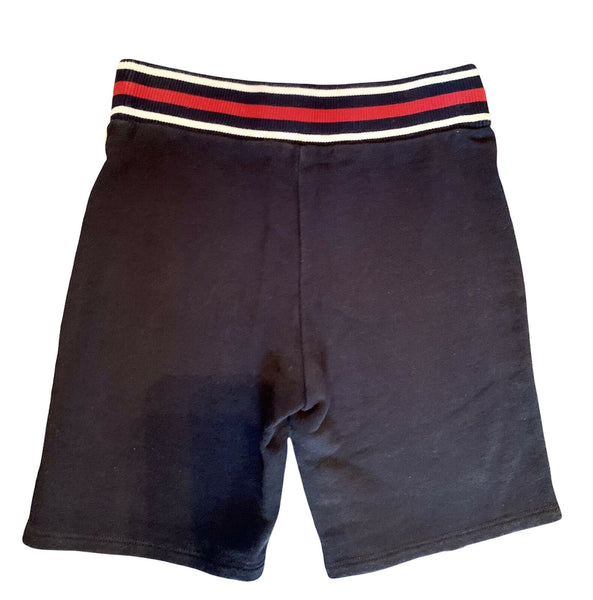 Gucci Blue Boys Web Elasticated Shorts Gold Star Age 8 Years - V & G Luxe Boutique