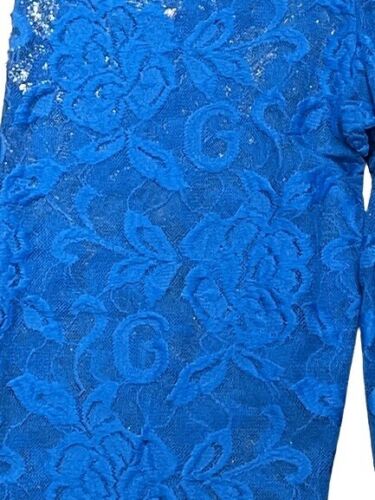 Gucci Blue Floral Lace Tights Size Small - V & G Luxe Boutique