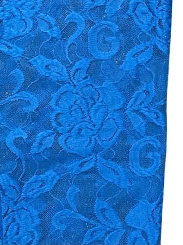 Gucci Blue Floral Lace Tights Size Small - V & G Luxe Boutique