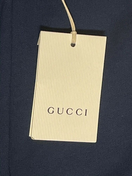 GUCCI Boys Navy Blue GG Logo Shorts Size Age 36 Months 3 Years - V & G Luxe Boutique