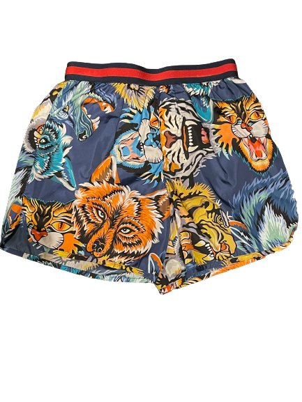 Gucci Boys Wild Tiger & Wolf Print Swimming Trunks, Age 10 - V & G Luxe Boutique