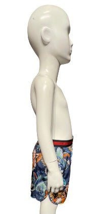 Gucci Boys Wild Tiger & Wolf Print Swimming Trunks, Age 10 - V & G Luxe Boutique