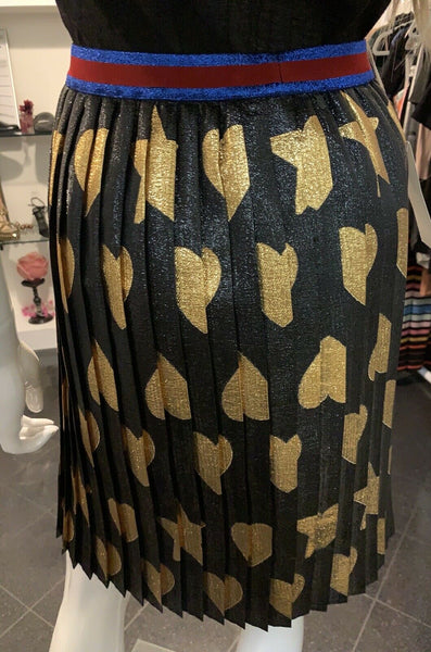Gucci Brand New Black & Gold Skirt Age 12 Or UK 8/10 - V & G Luxe Boutique