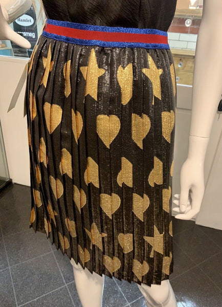Gucci Brand New Black & Gold Skirt Age 12 Or UK 8/10 - V & G Luxe Boutique