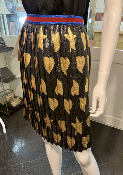 Gucci Brand New Black & Gold Skirt Age 12 Or UK 8/10 - V & G Luxe Boutique