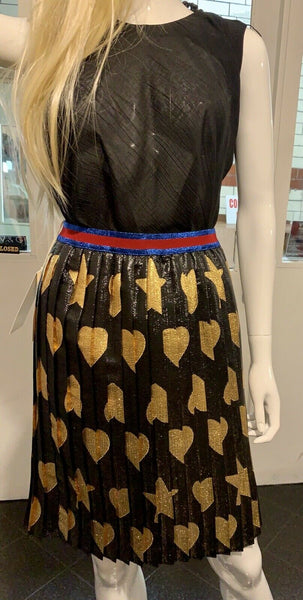 Gucci Brand New Black & Gold Skirt Age 12 Or UK 8/10 - V & G Luxe Boutique