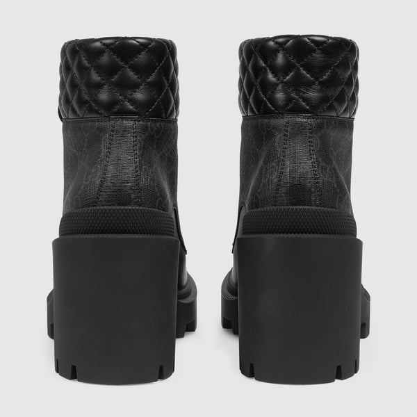 Gucci Brand New GG Black Supreme Boots - V & G Luxe Boutique