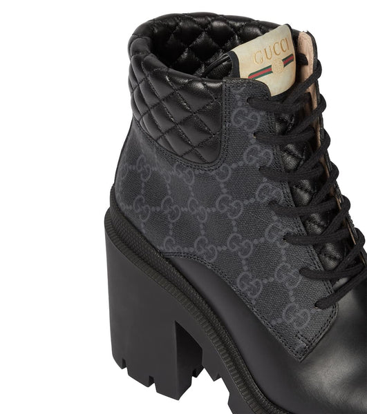 Gucci Brand New GG Black Supreme Boots - V & G Luxe Boutique