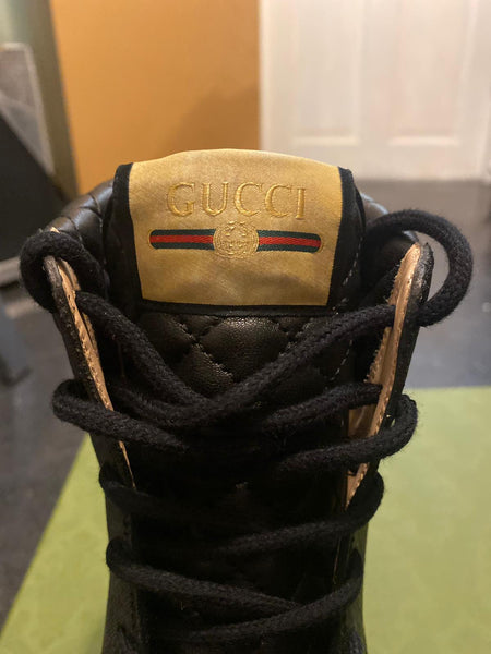 Gucci Brand New GG Black Supreme Boots - V & G Luxe Boutique