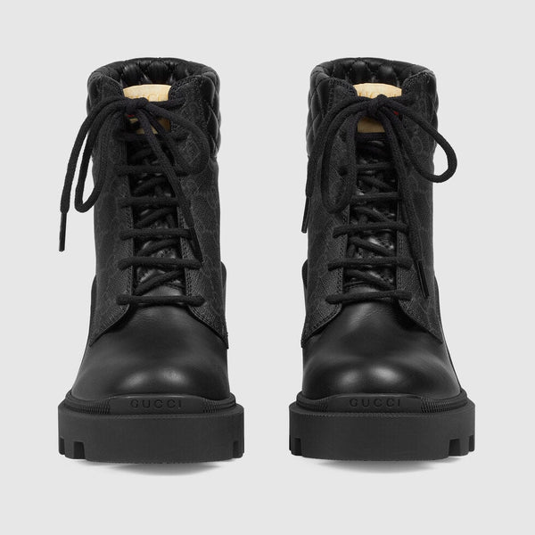 Gucci Brand New GG Black Supreme Boots - V & G Luxe Boutique