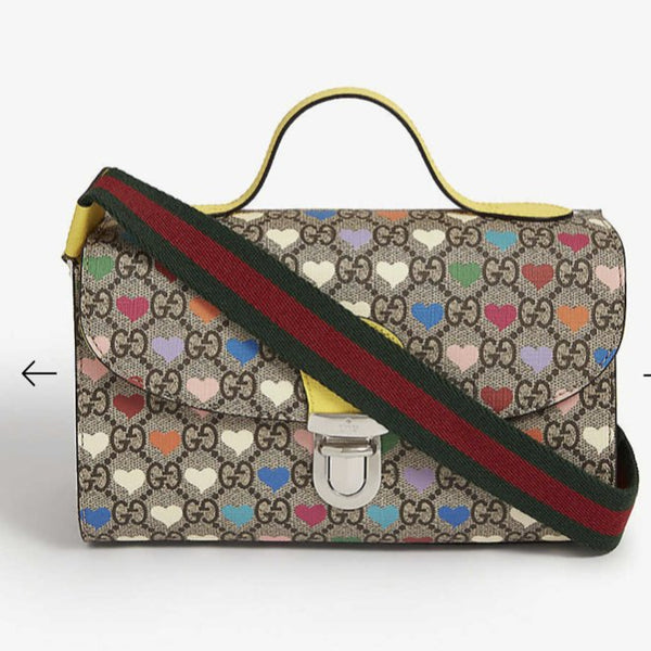 Gucci Brand New Girls GG Heart Bag - V & G Luxe Boutique