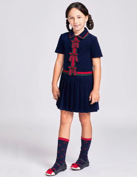 Gucci Brand New Kids Unisex GG Print Socks, 8.5-11 - V & G Luxe Boutique