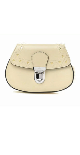 Gucci Brand New Off White Calfskin Girls / Ladies Heart Belt Bag - V & G Luxe Boutique