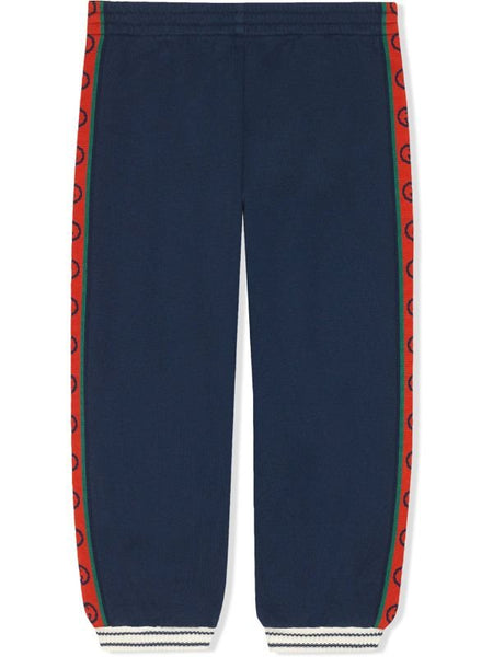 Gucci Brand New Signature Logo Navy Boys Joggers, Age 10 - V & G Luxe Boutique