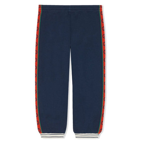 Gucci Brand New Signature Logo Navy Boys Joggers, Age 10 - V & G Luxe Boutique