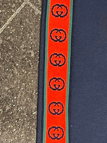 Gucci Brand New Signature Logo Navy Boys Joggers, Age 10 - V & G Luxe Boutique