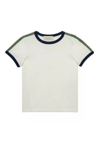 Gucci Child's White Cotton Kingsnake T Shirt Size Age 10 - V & G Luxe Boutique