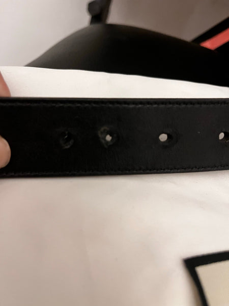 Gucci GG Black Belt Size XS/S - V & G Luxe Boutique