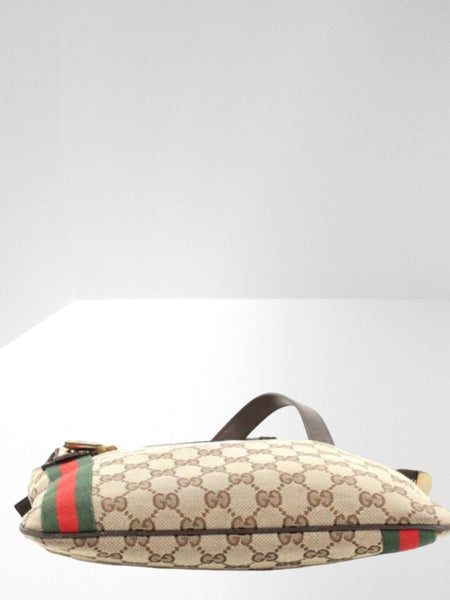 Gucci GG Monogram & Web Crossbody Bag - V & G Luxe Boutique