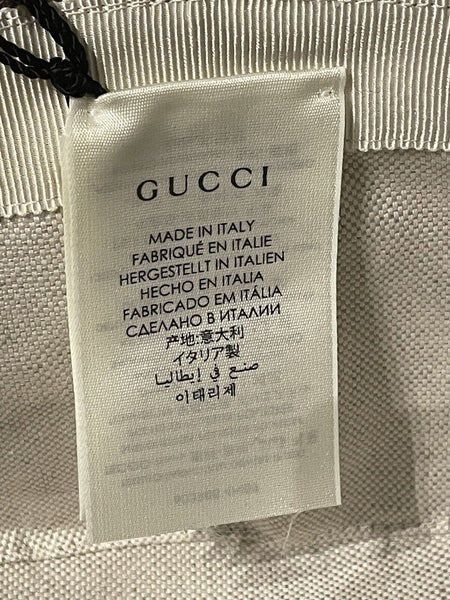 Gucci GG Supreme Monogram Flora Print Fedora White Trim Hat Size M/57 cm - V & G Luxe Boutique